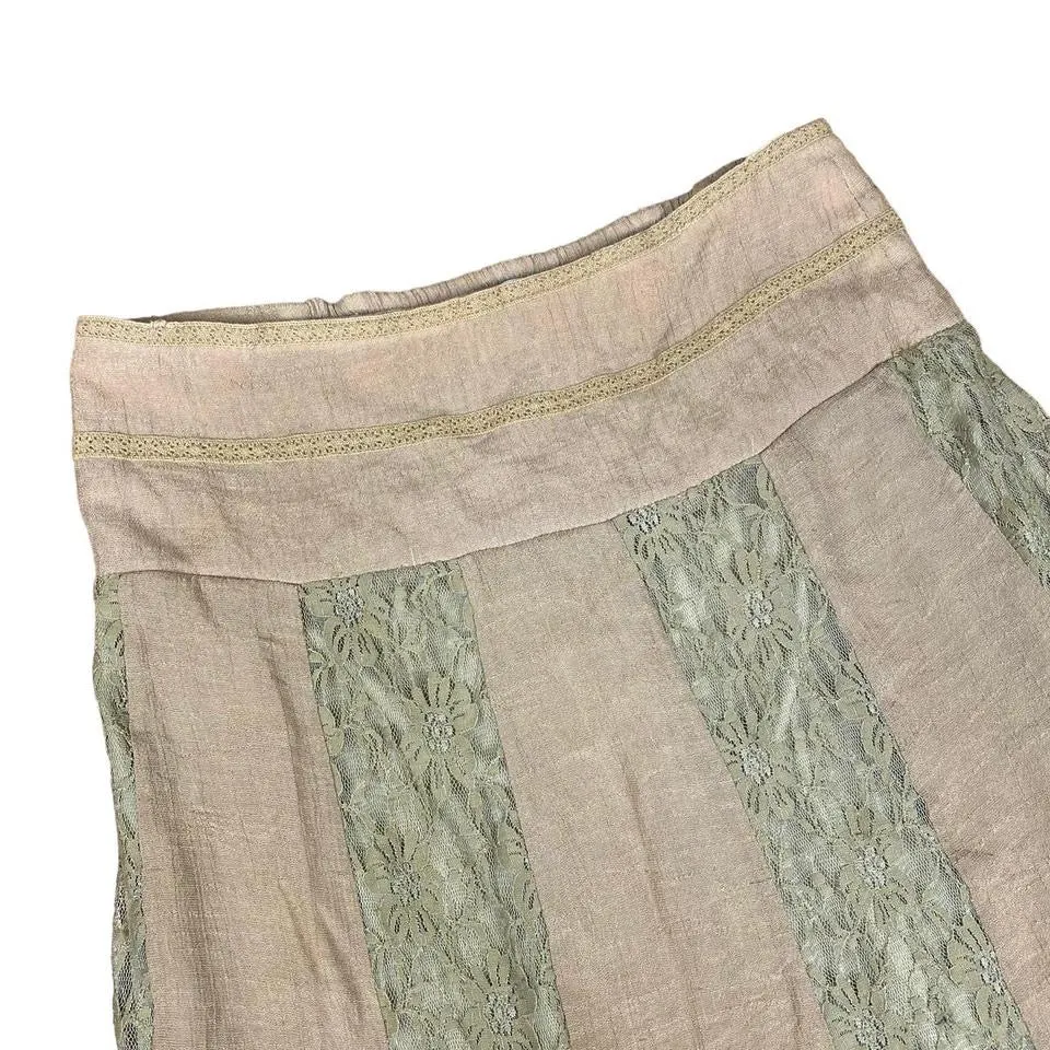 2000s Sand & Sage Maxi Skirt (M-L)