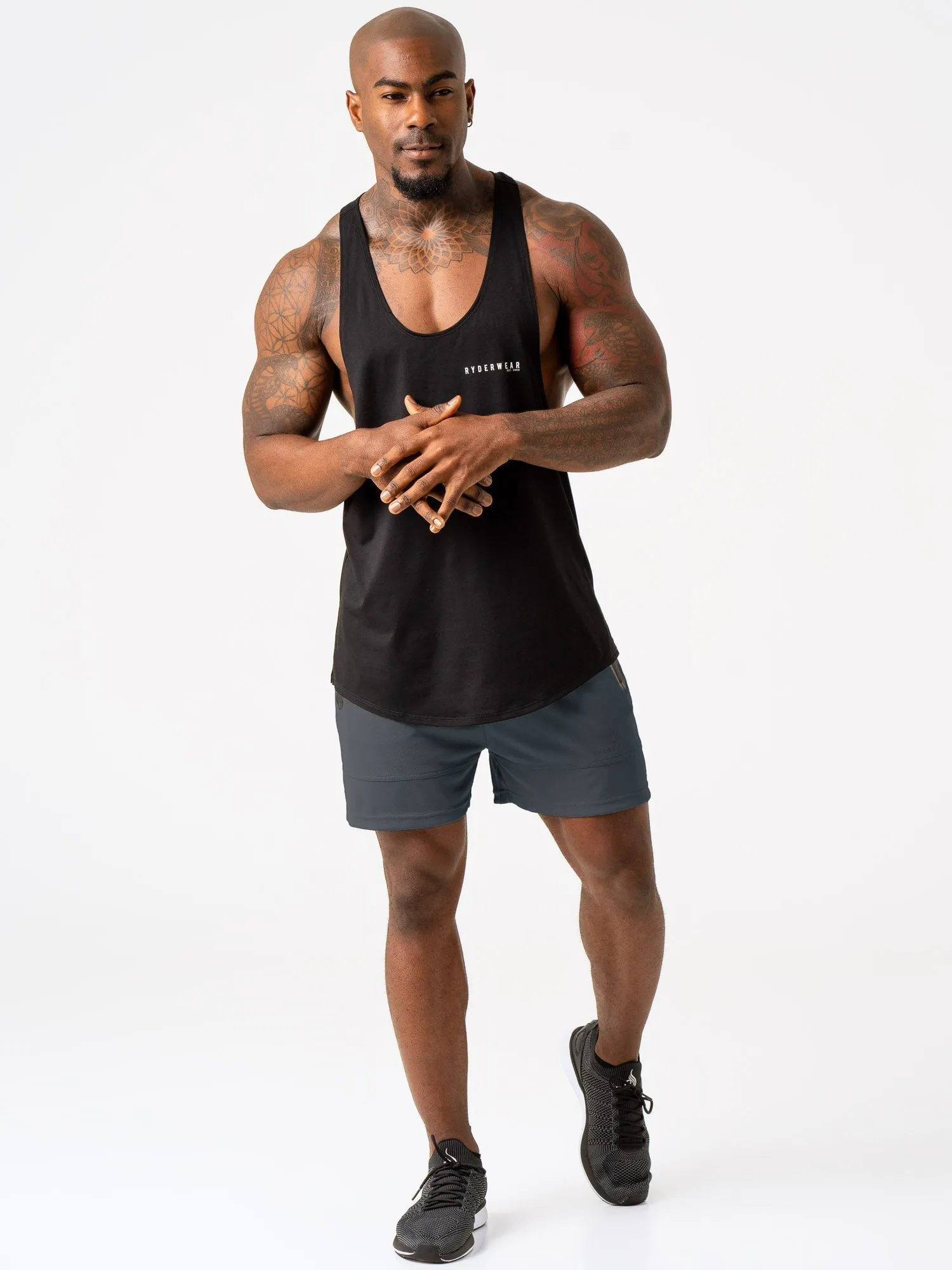 Advance Mesh Short - Steel Blue
