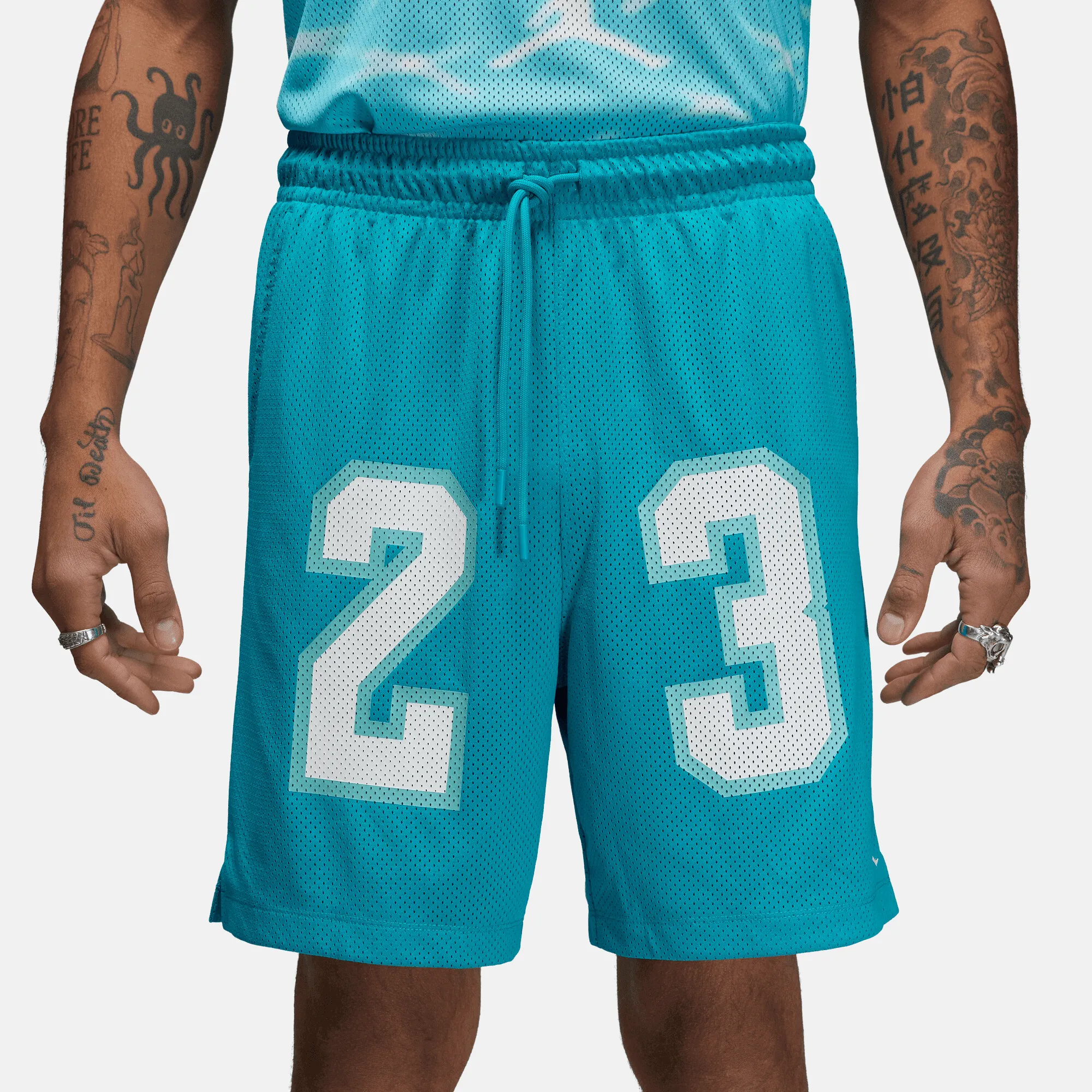 Air Jordan Essentials Blue Graphic Mesh Shorts