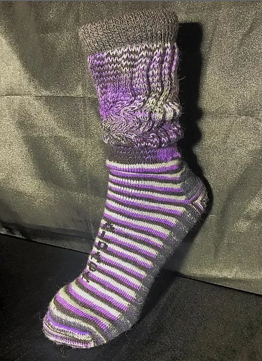Alpaca Socks - Therapeutic Non-Binding Multi-Color and Solid-Color S M L XL and now XXL (grey/black only)