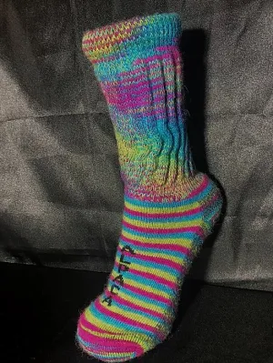 Alpaca Socks - Therapeutic Non-Binding Multi-Color and Solid-Color S M L XL and now XXL (grey/black only)