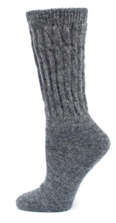 Alpaca Socks - Therapeutic Non-Binding Multi-Color and Solid-Color S M L XL and now XXL (grey/black only)