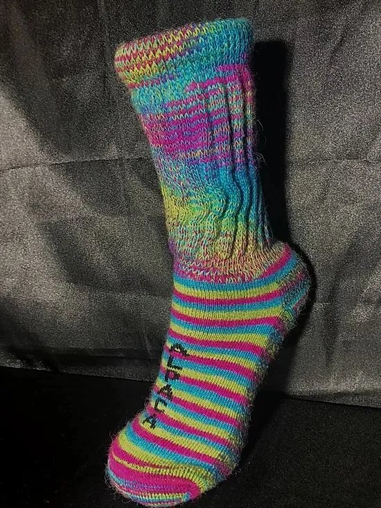 Alpaca Socks - Therapeutic Non-Binding Multi-Color and Solid-Color S M L XL and now XXL (grey/black only)