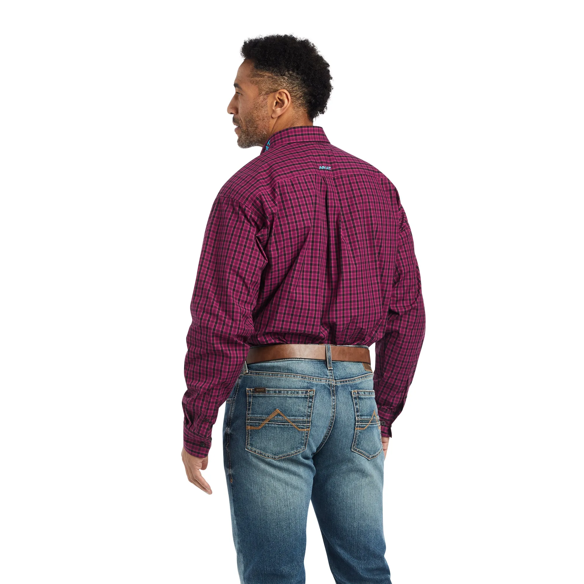 Ariat® Men's Pro Team Copper Beet Red Button Down Shirt 10042355