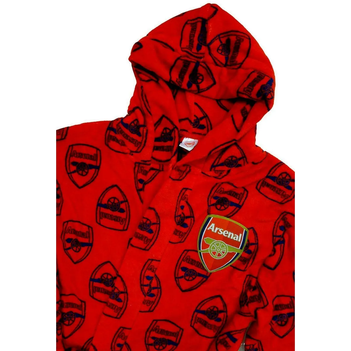 Arsenal FC Mens Crest Hooded Robe