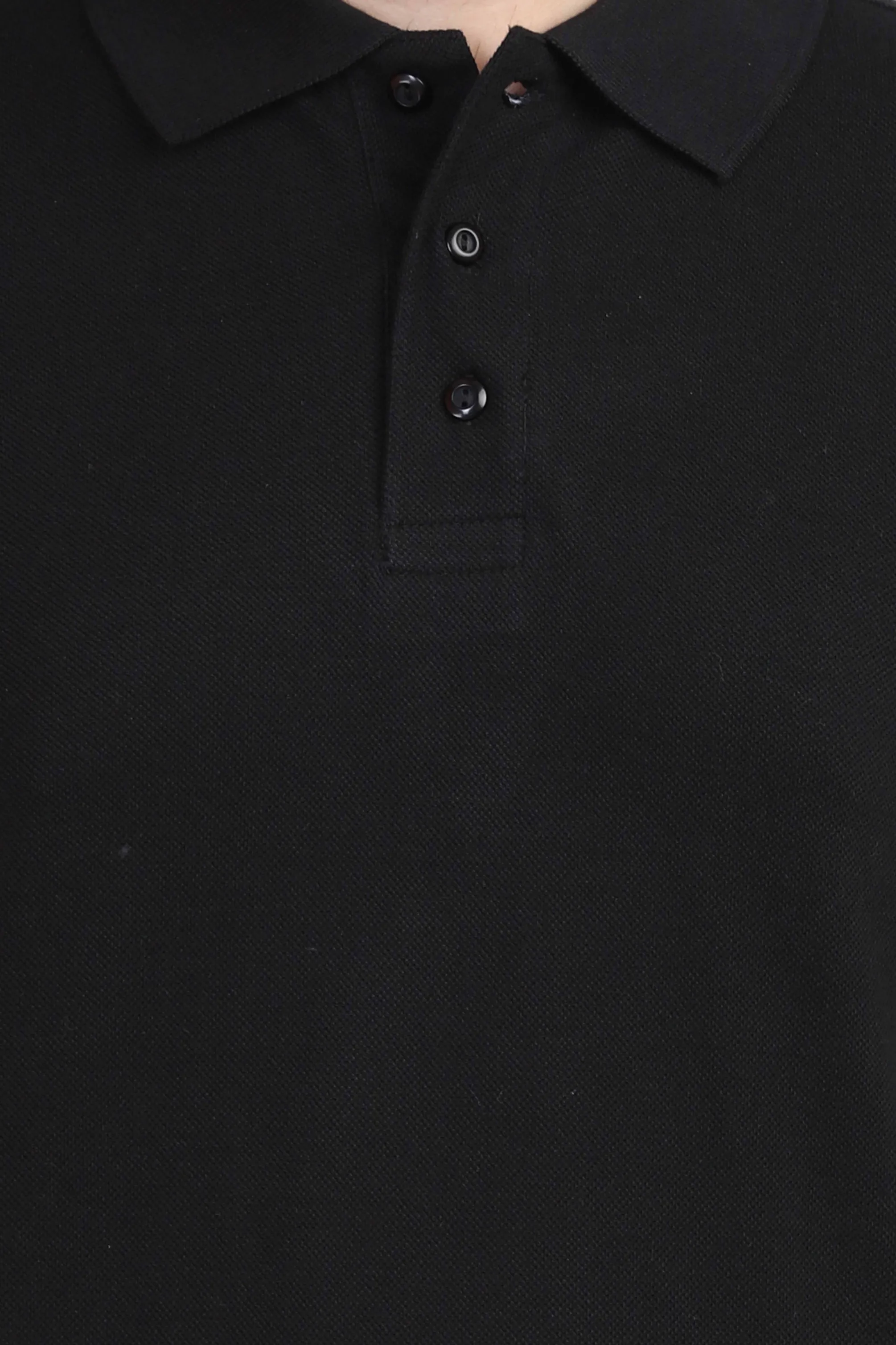Black Polo T-shirt for men