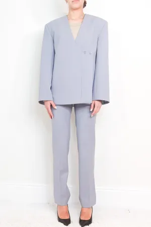 Blue wool suit RRP £700
