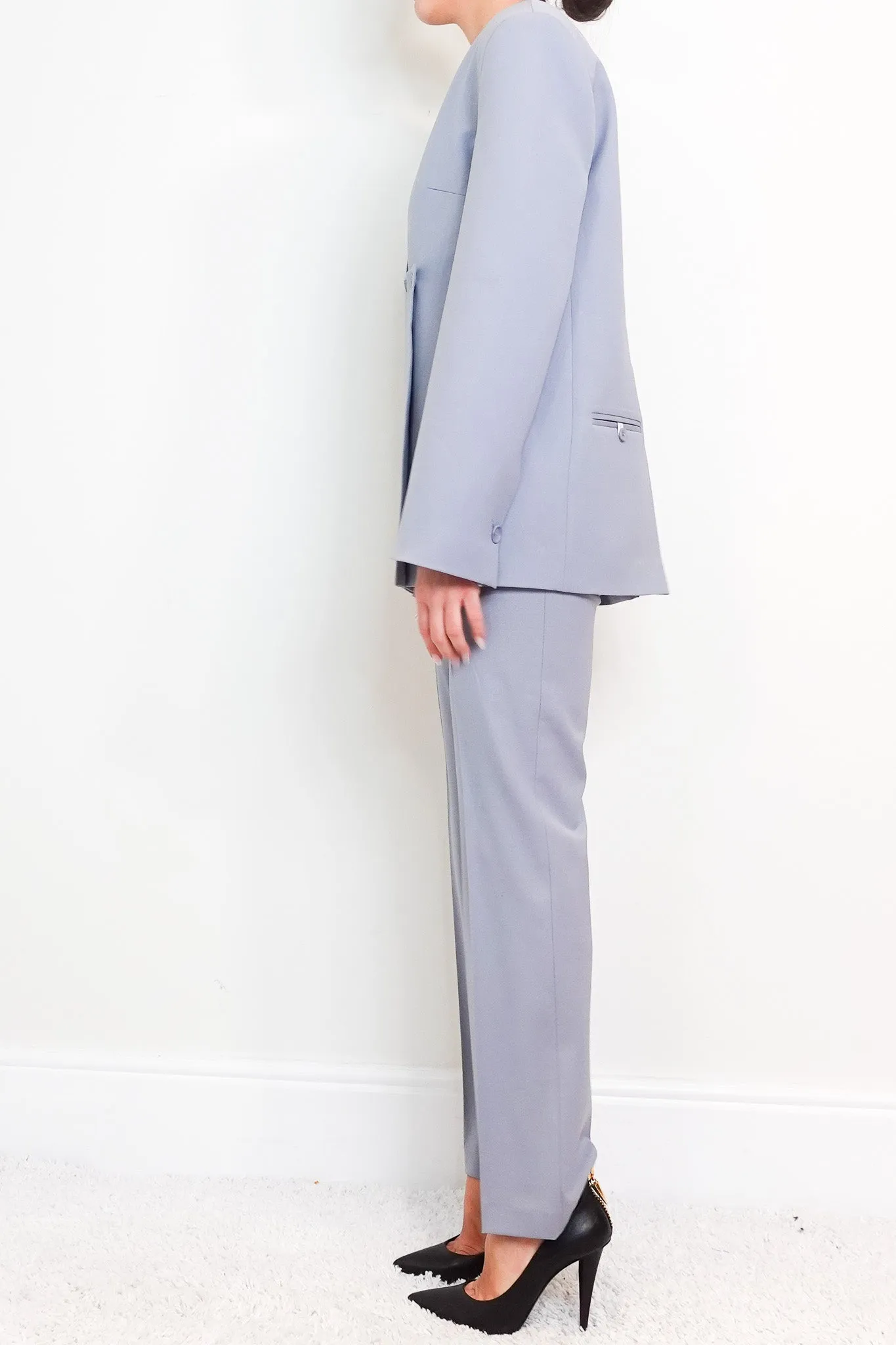 Blue wool suit RRP £700