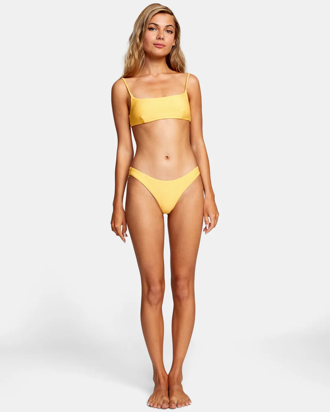 Brightside Bralette Bikini Top - Marigold