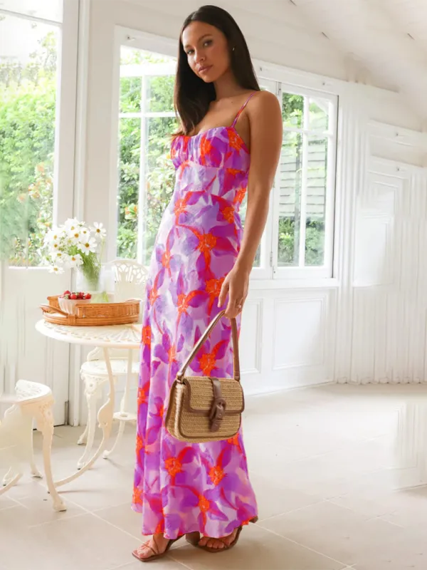 Cami Straps Floral Women's Summer Mermaid Dress