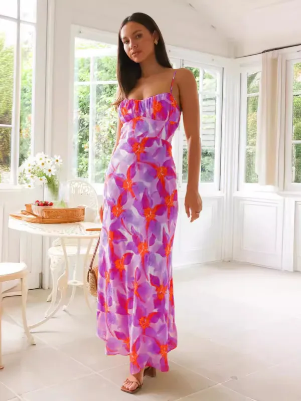 Cami Straps Floral Women's Summer Mermaid Dress