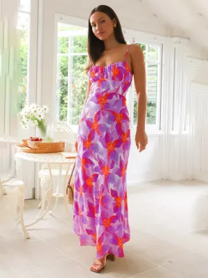 Cami Straps Floral Women's Summer Mermaid Dress