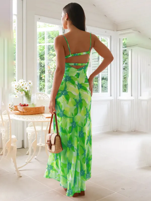 Cami Straps Floral Women's Summer Mermaid Dress
