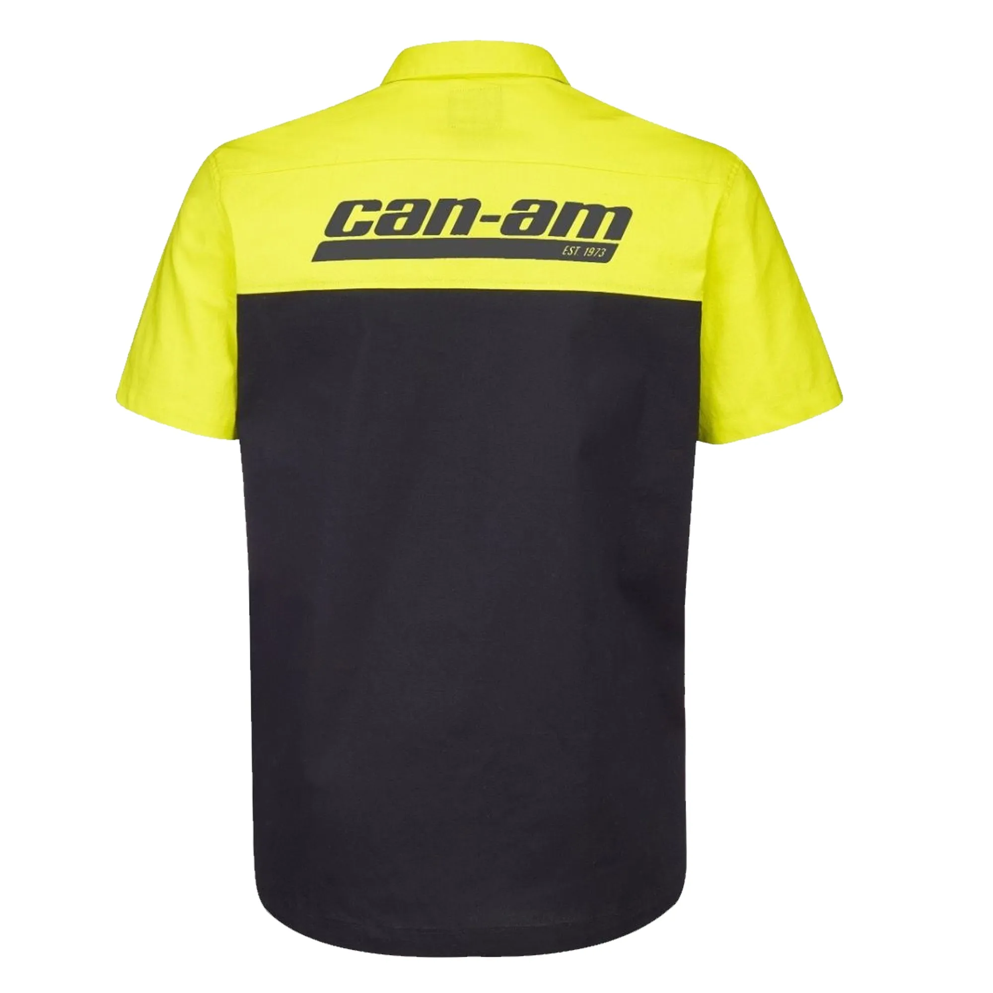 Can-Am Pit Shirt Button-Up Sunburst Yellow