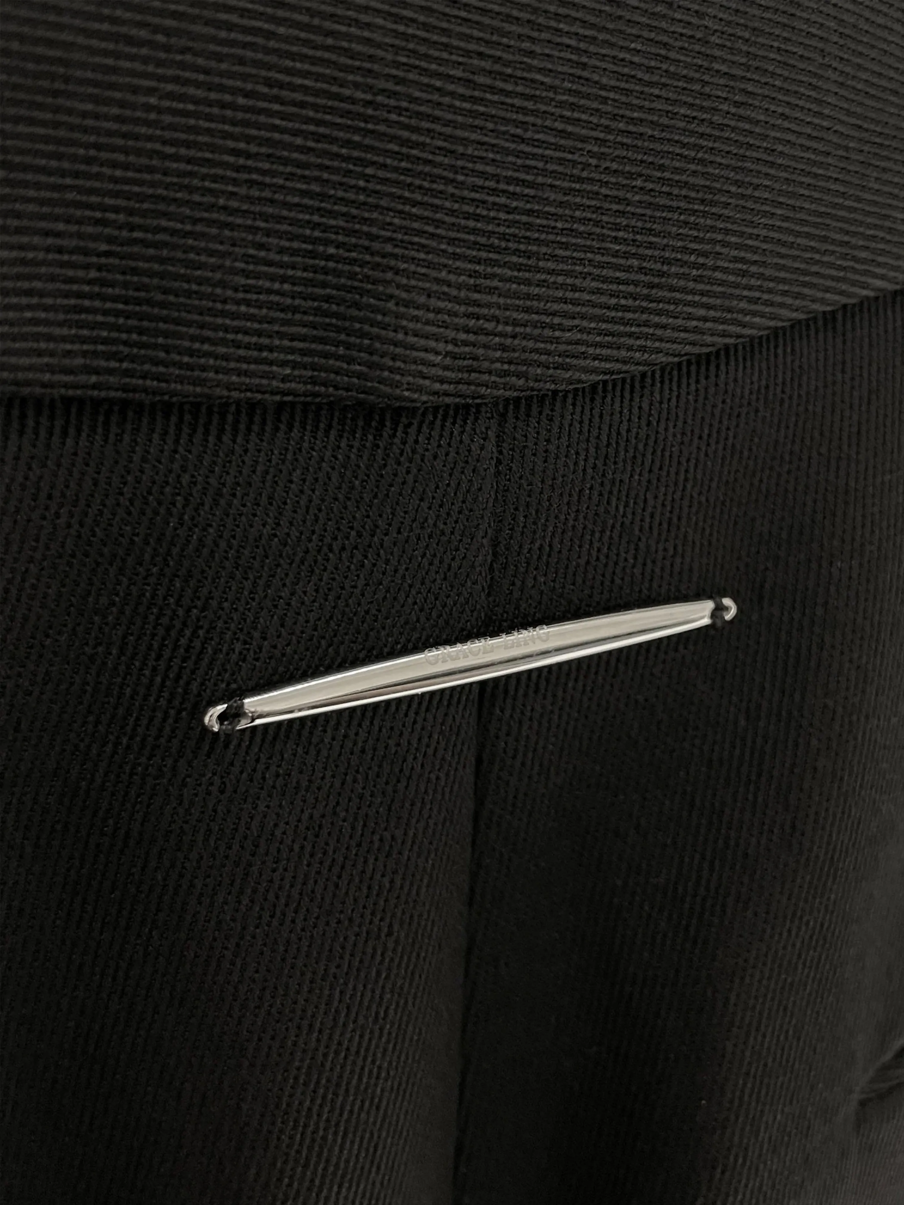 CLAW TAILORED PILLAR SKIRT - BLACK (Pre-order)