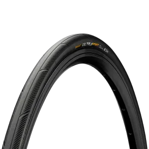 Continental Ultra Sport III Road Bike Wire Bead Tyre - 700 x 32C - PureGrip Compound - Black