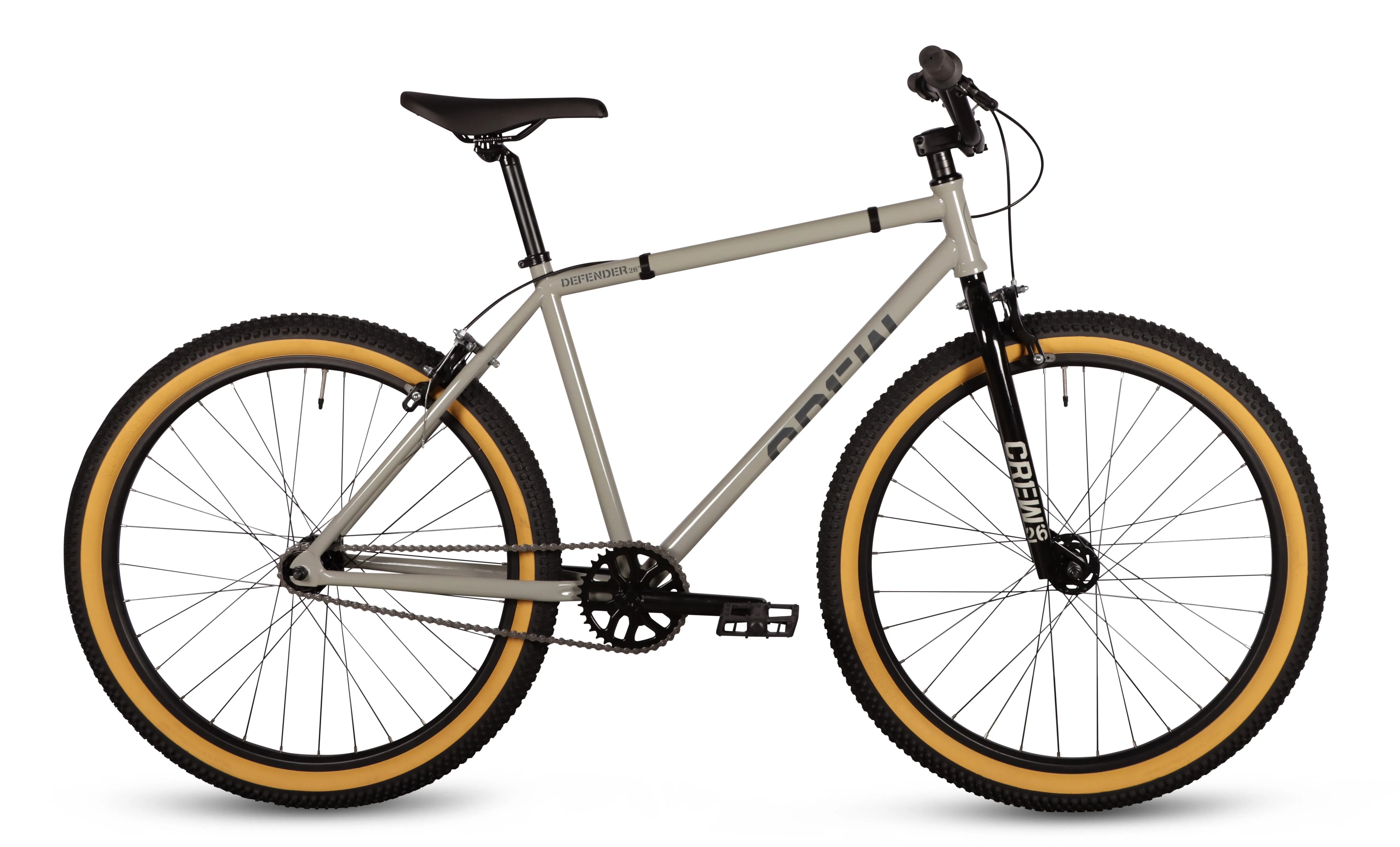 Crew Bike Co Defender 26" Fixed Gear Single Speed Bike