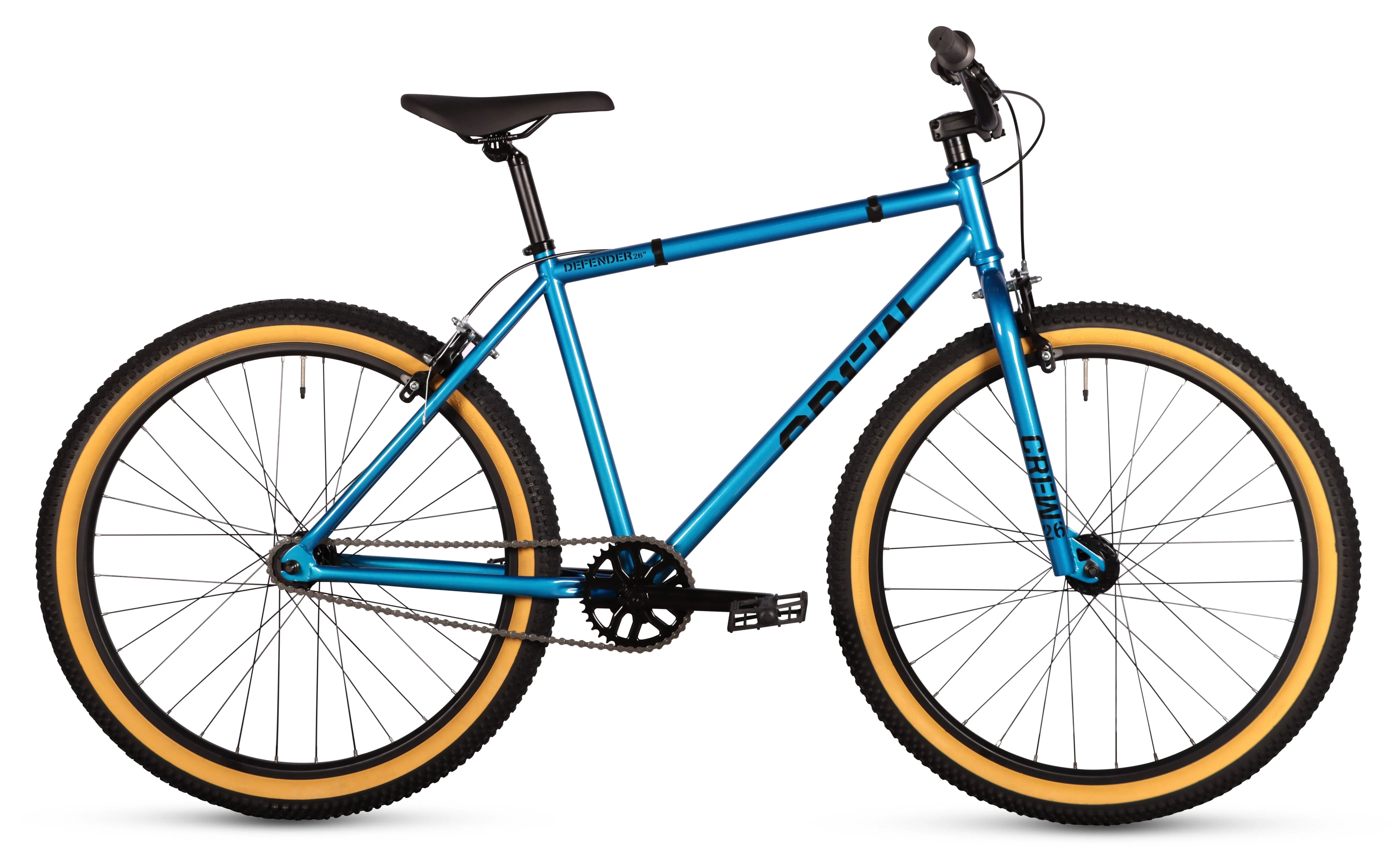 Crew Bike Co Defender 26" Fixed Gear Single Speed Bike