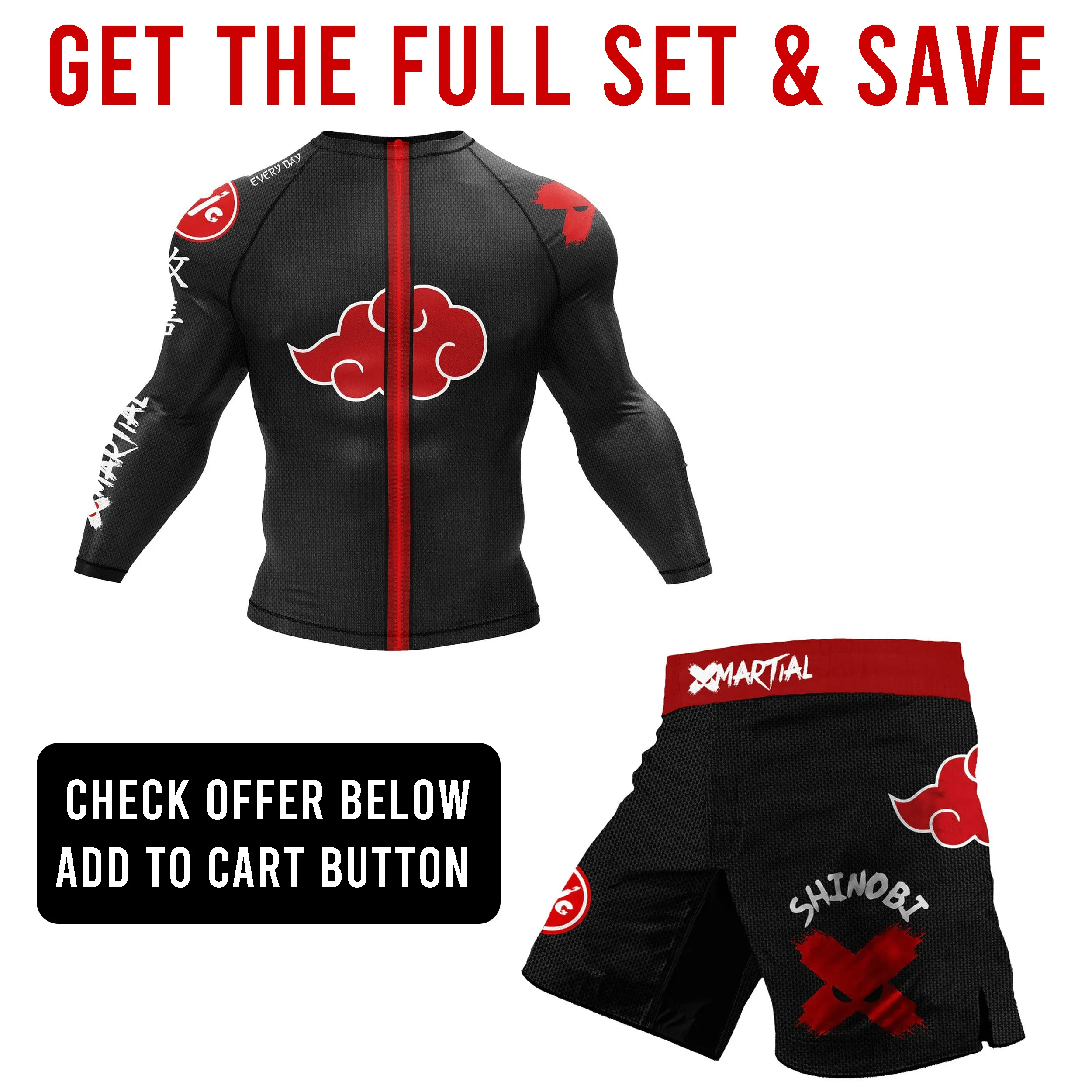 Daybreak Ninja Anime BJJ Rash Guard