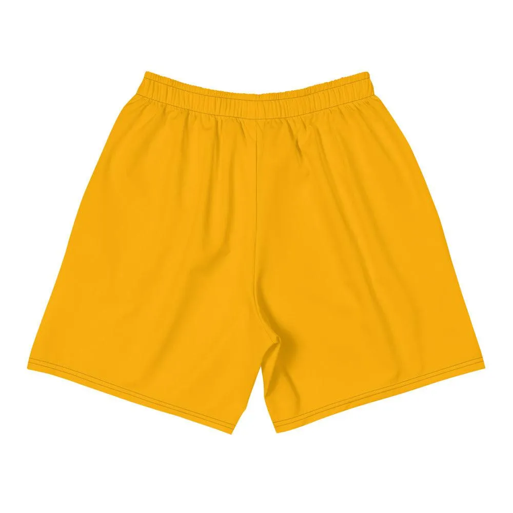 Dynasty Emblem Active Training Workout Shorts (Yellow)