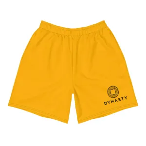 Dynasty Emblem Active Training Workout Shorts (Yellow)