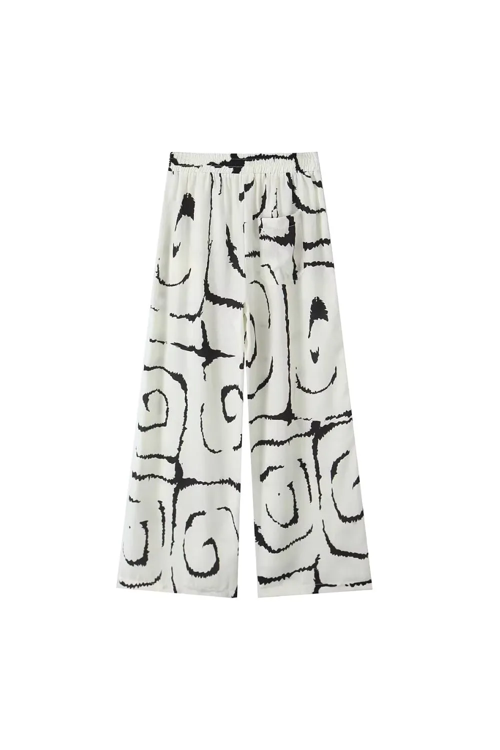 'Eliza' Geometric Pattern Print Shirt &  Pants Set (Sold Separately)