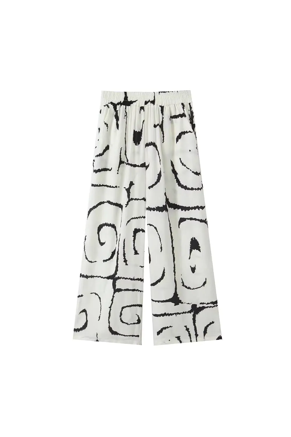 'Eliza' Geometric Pattern Print Shirt &  Pants Set (Sold Separately)