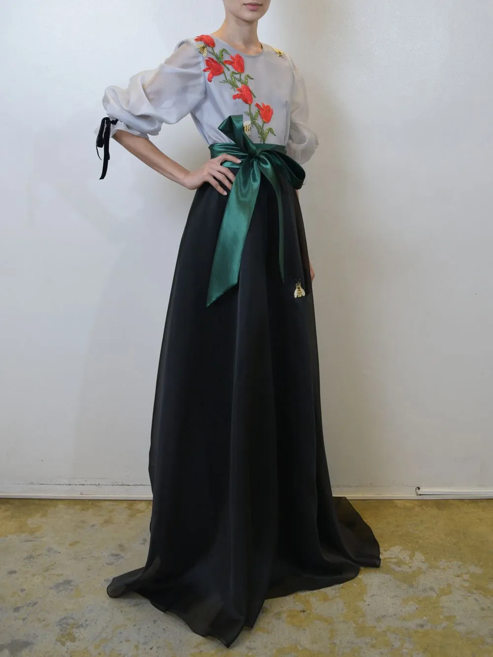 Embroidered Gown
