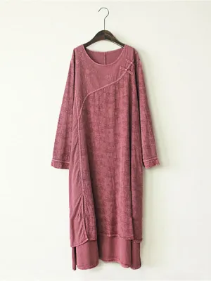 Embroidered Layered Patchwork Women Dresses