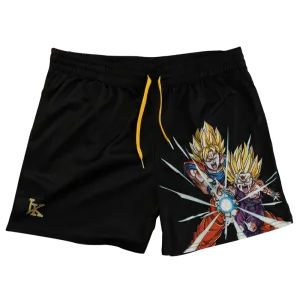 Father Son Shorts - Black