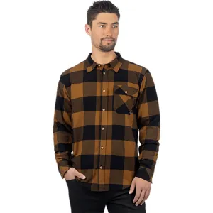 FXR Timber Flannel Shirt Button-Up Copper/Black Brown