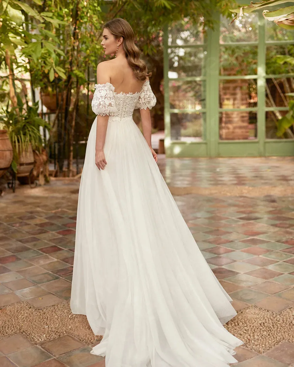 Graceful Side Slit Bridal Gowns