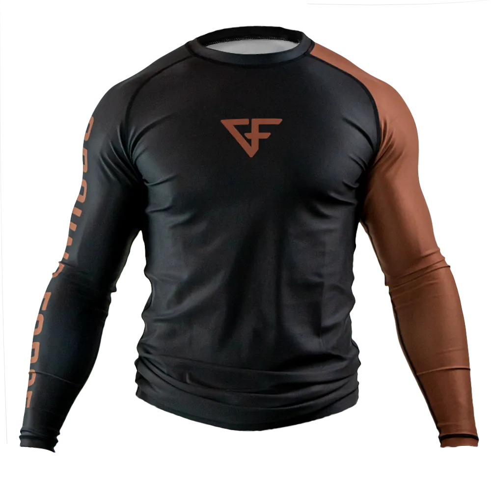 Ground Force Rank Rashguard Long Sleeve