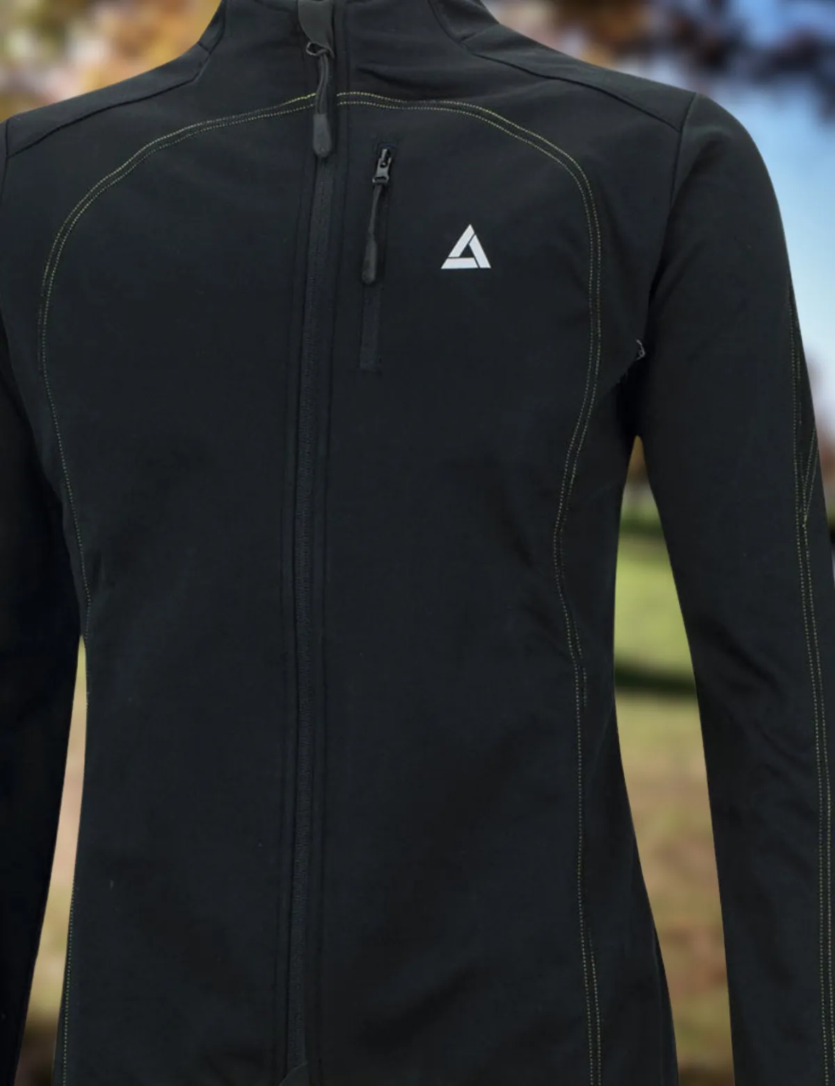 Herren Thermo Fahrradjacke Pro Line Schwarz Neon Setprodukt