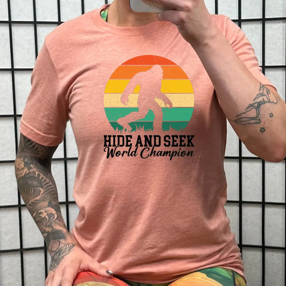 Hide And Seek World Champion Shirt Unisex
