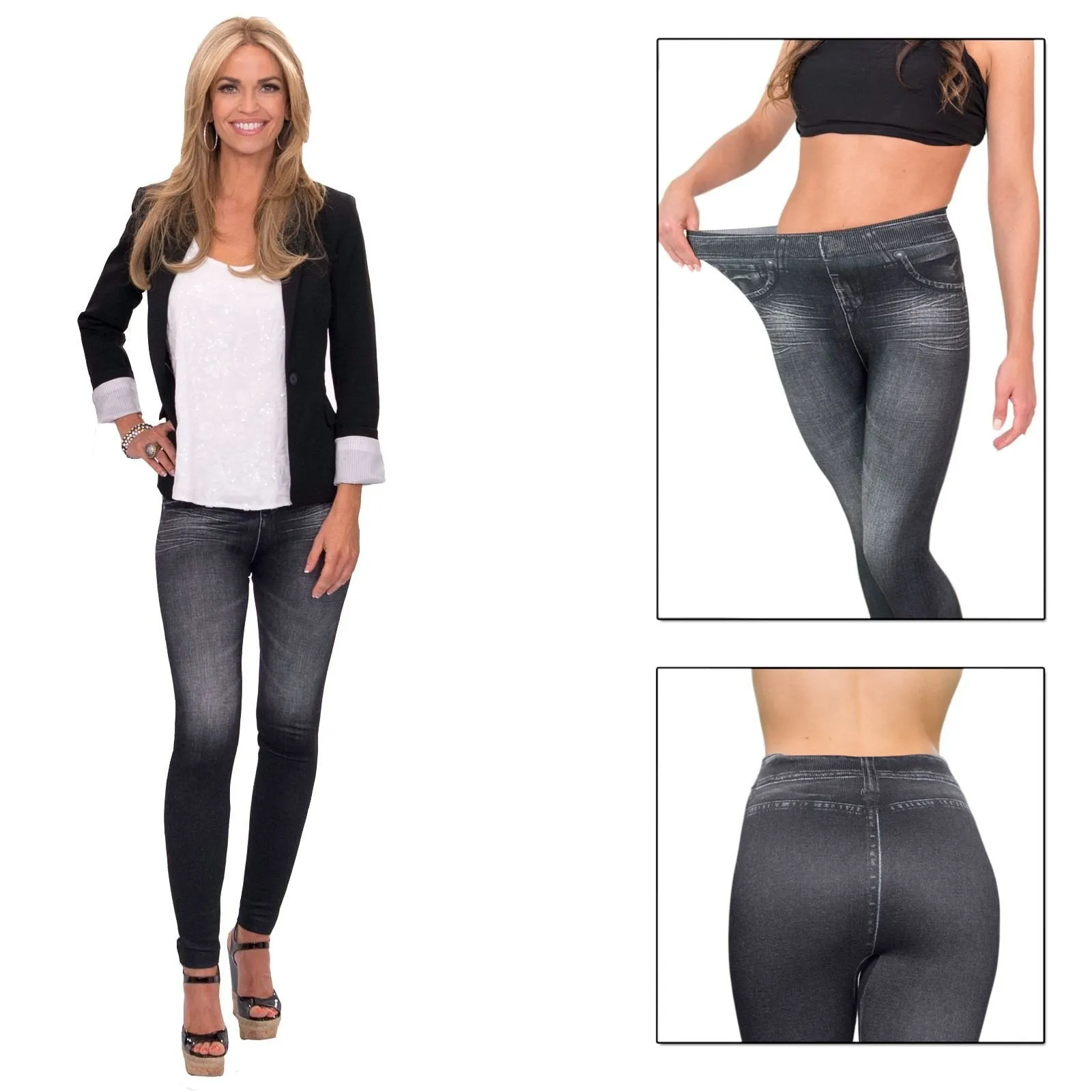 High Waist Jeggings Jeans