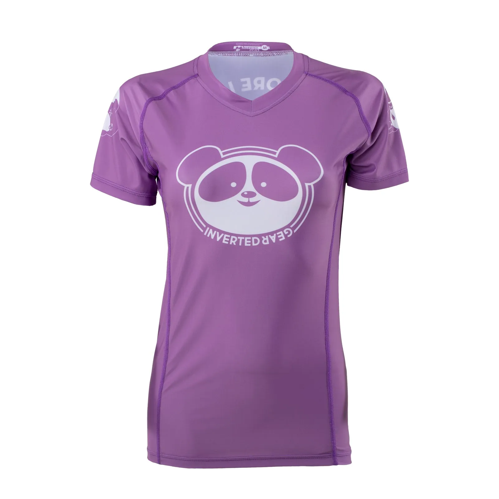 Inverted Gear "Lucky Panda" Ranked Women's Short Sleeve Rash Guard