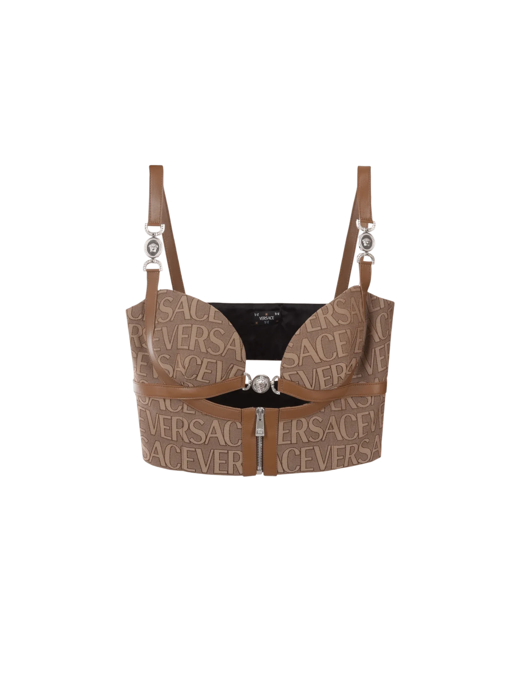 Jacquard Canvas Bralette Top