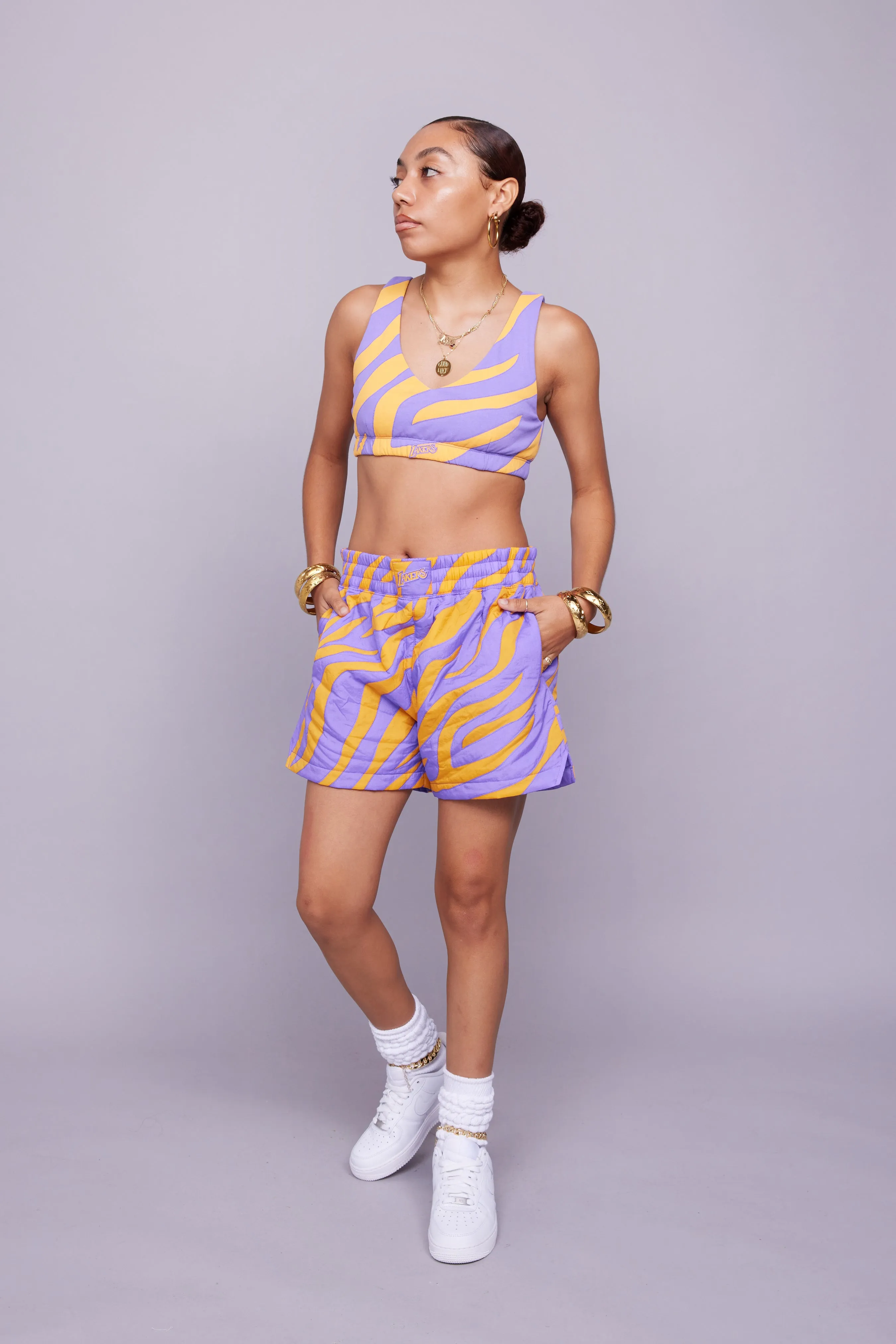 Lakers Quilted Bralette