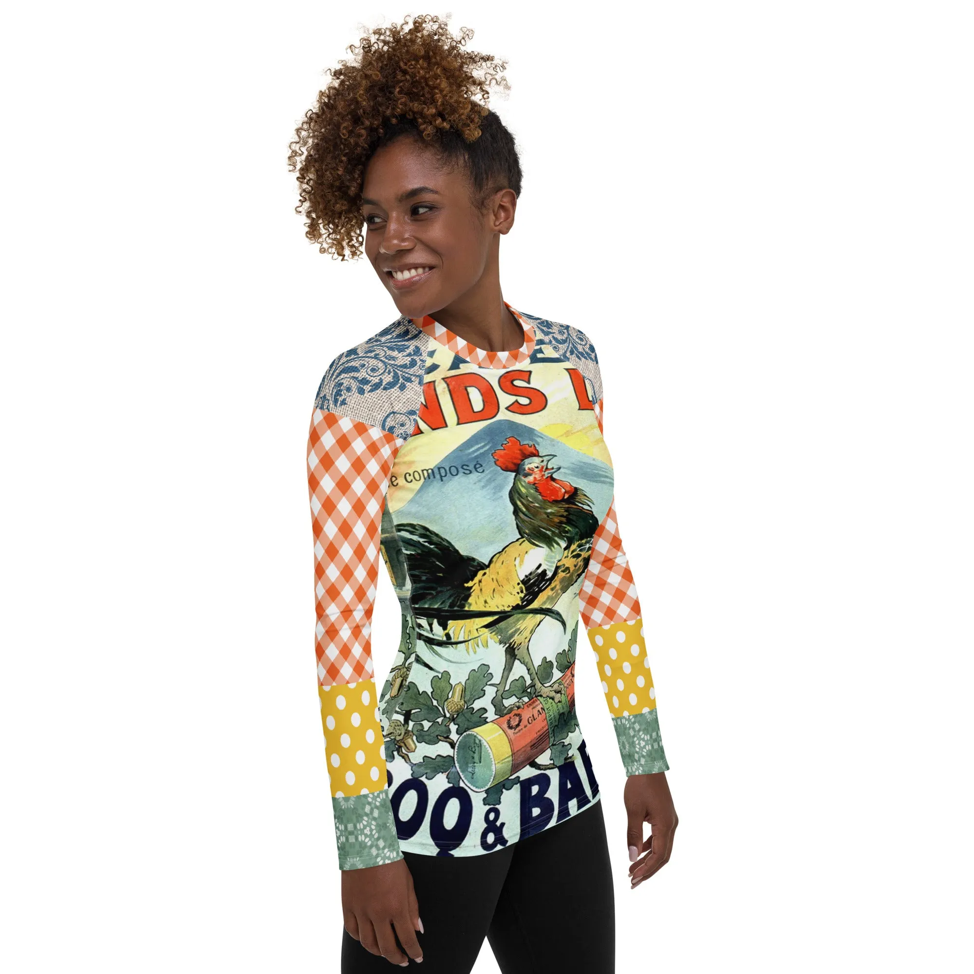 Le Gaulois Gallic French Rooster Rash Guard