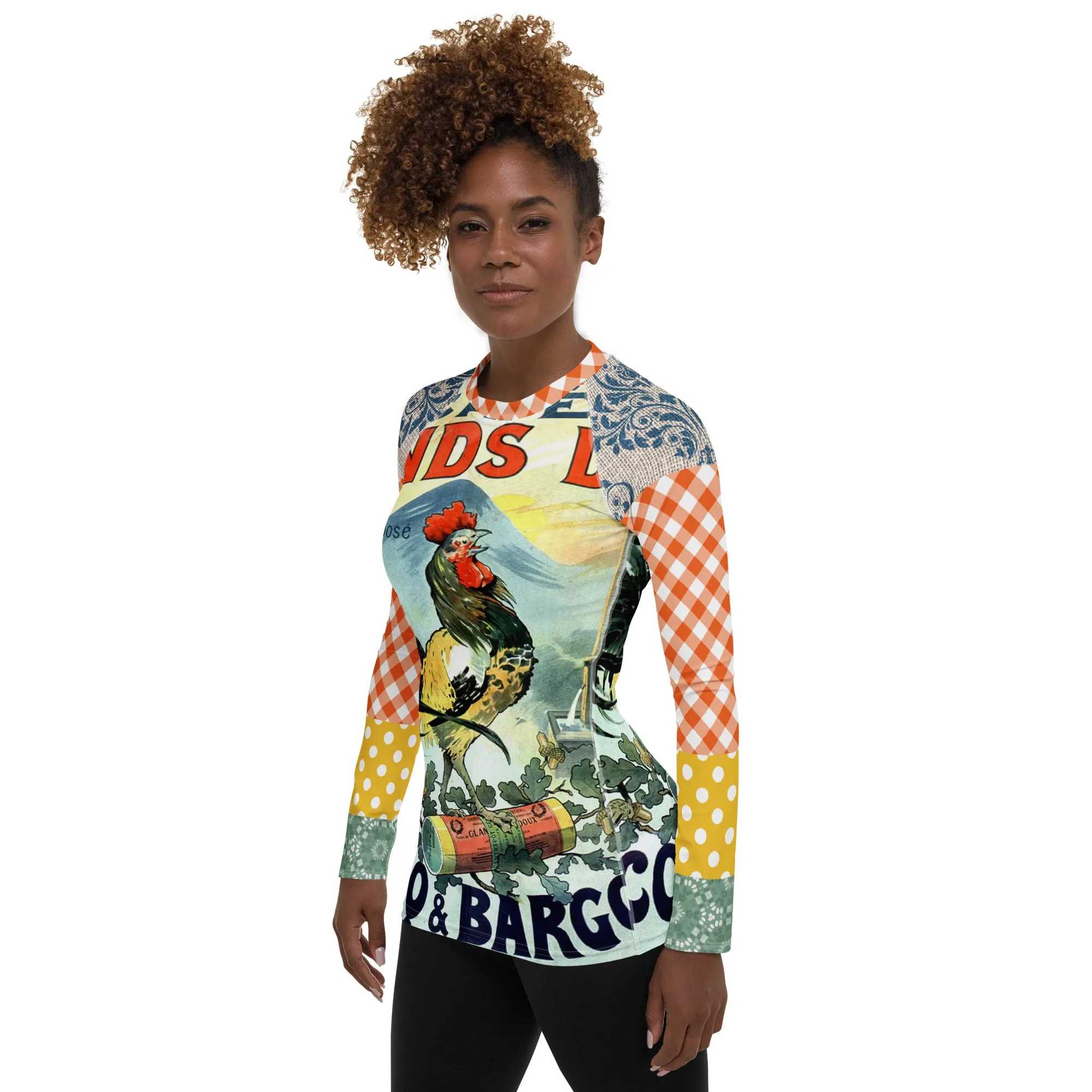Le Gaulois Gallic French Rooster Rash Guard