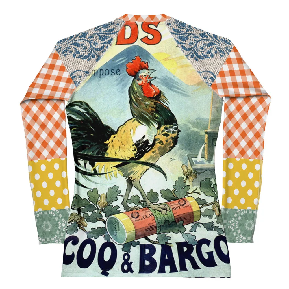 Le Gaulois Gallic French Rooster Rash Guard