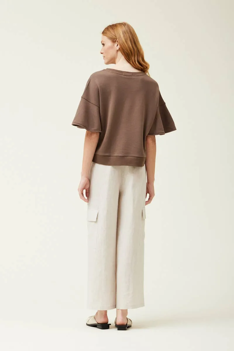 LINEN CARGO PANTS