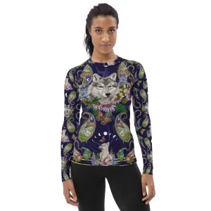 Lone Wolf & Cub Women's Rash Guard