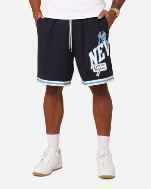 Majestic Athletic New York Yankees Wordmark Mesh Shorts Seaborn
