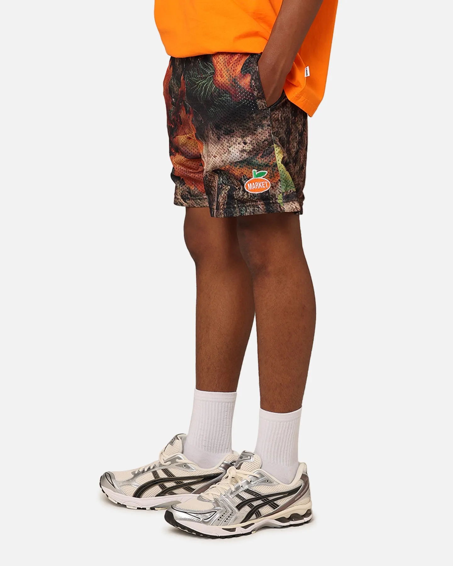 Market Faux Tree Mesh Shorts Multi