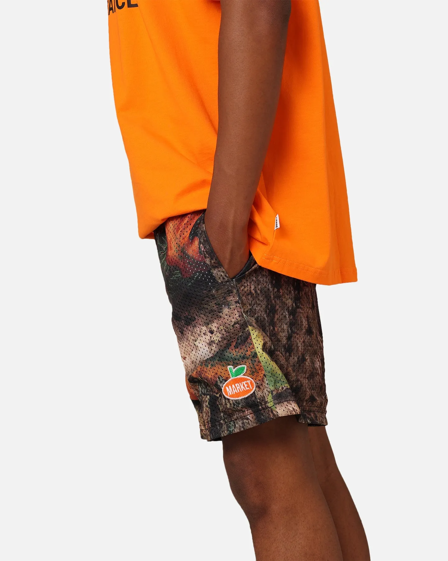 Market Faux Tree Mesh Shorts Multi