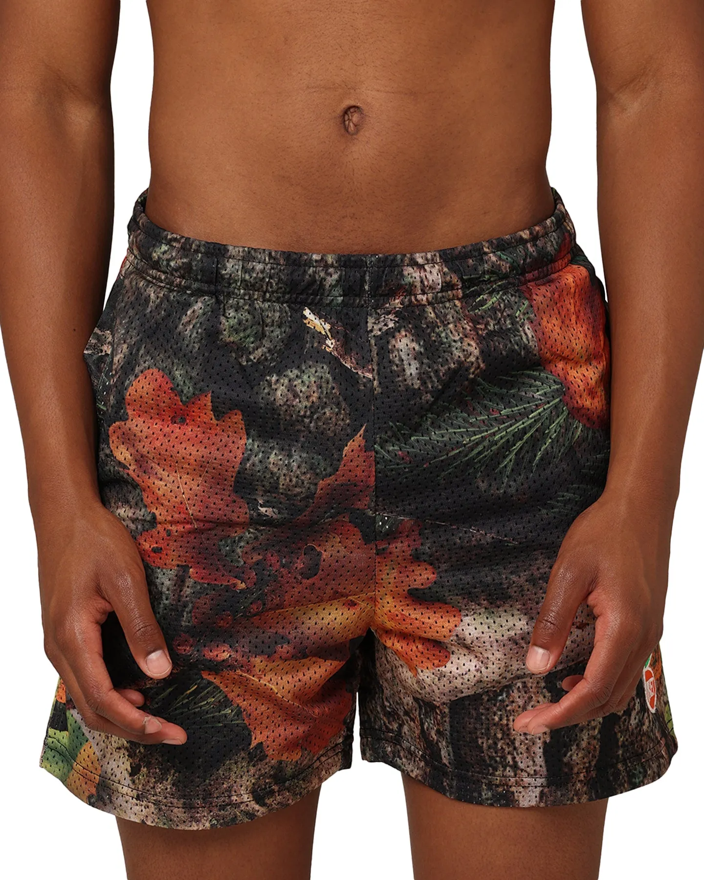 Market Faux Tree Mesh Shorts Multi