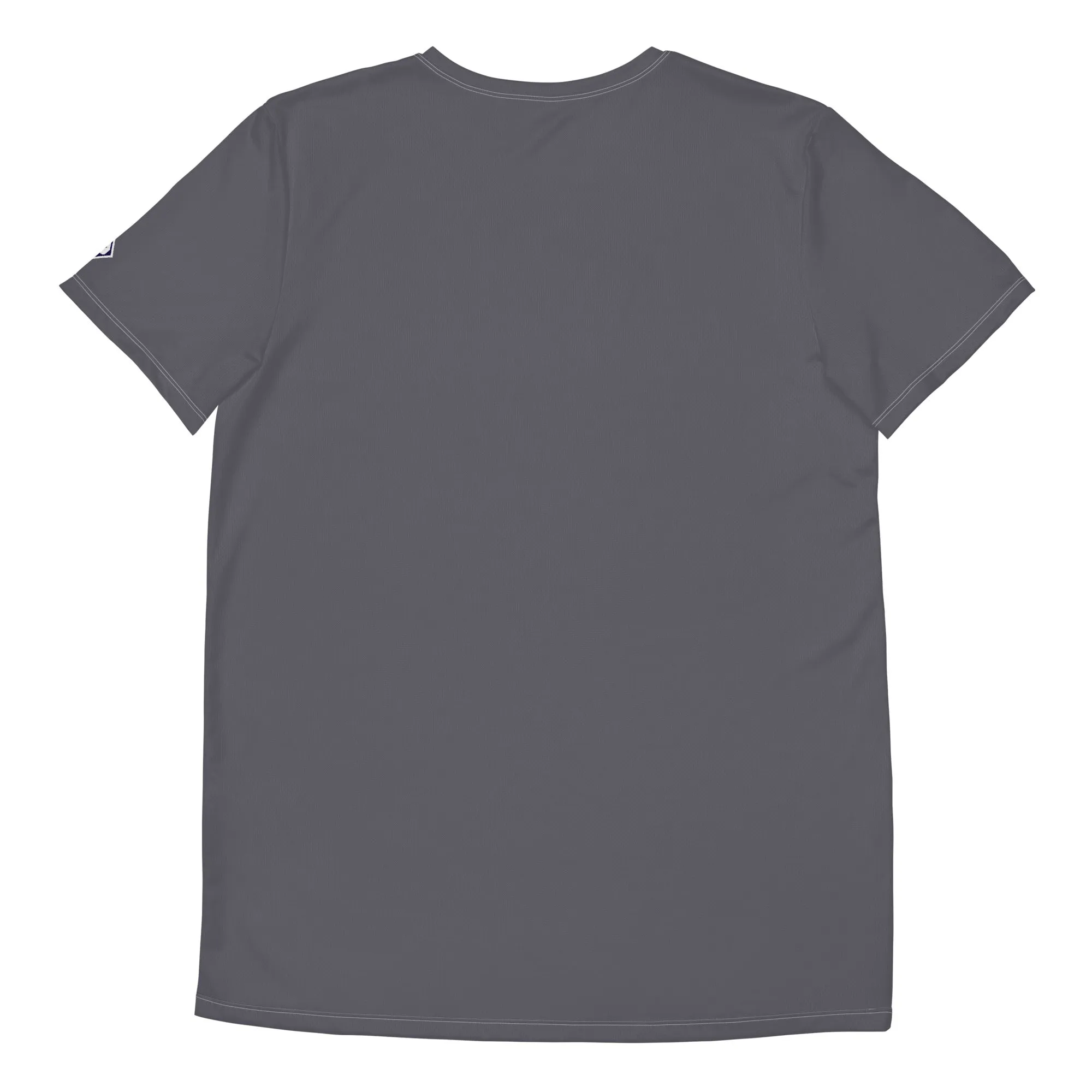 Men's Rash Guard - Lightweight Solid Color Short Sleeve Training Top - Charcoal