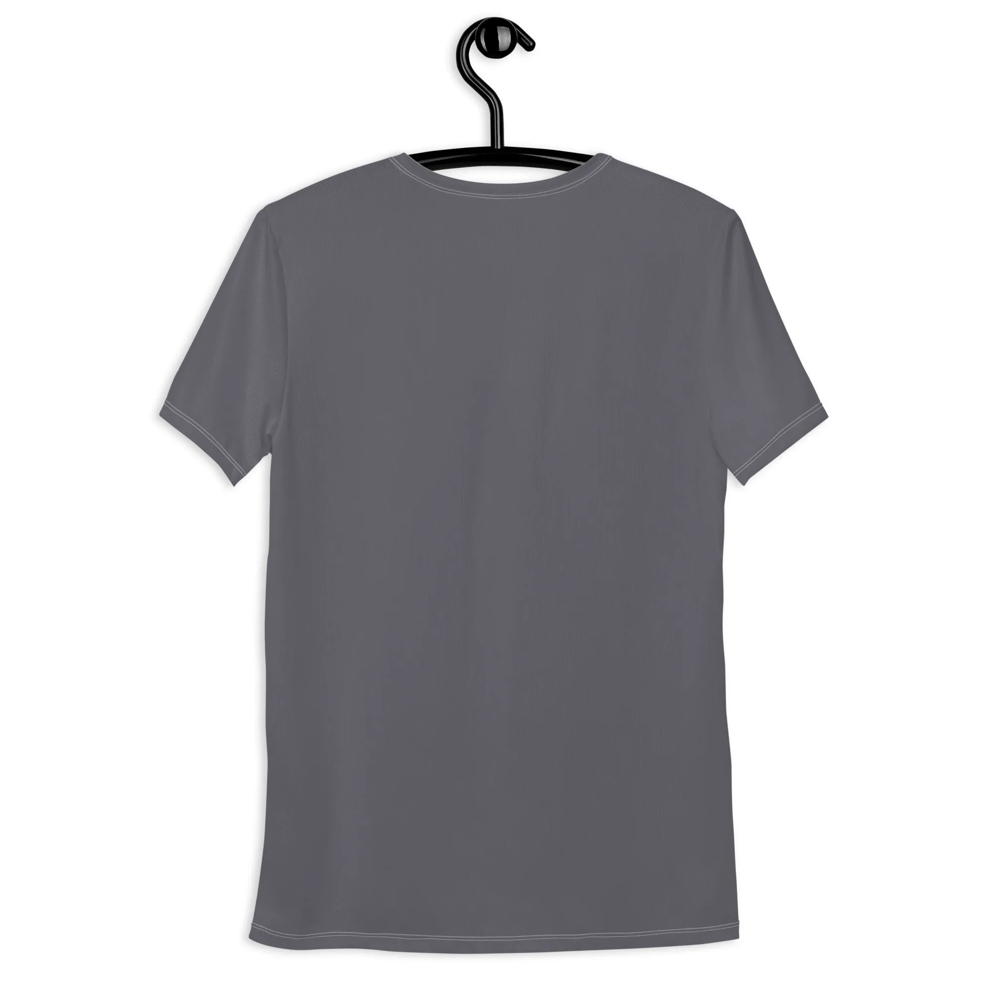 Men's Rash Guard - Lightweight Solid Color Short Sleeve Training Top - Charcoal